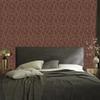 Wallpaper Geometric Pattern Rust and Orange for Living Room and Bedroom 50x1000