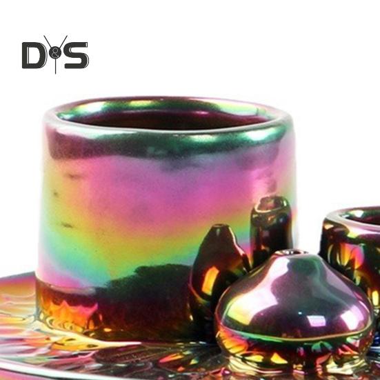 Керамический подсвечник Многоцелевая курильница Пало Санто Палка Белые мудрецы Держатель для пепла Поднос для медитации Йога Домашний офис Рабочий стол