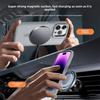 Металлическая подставка для объектива Магнитный чехол Magsafe для iPhone 17 16 15 14 13 12 Mini 11 Pro Max Plus Матовый Ударопрочный Чехол для Беспроводной Зарядки
