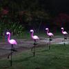 Outdoor Solar Lights Flamingo Garden Led Stake Lamps Energy Saving Landscape Lights for Garden Wedding Yard