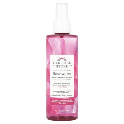 Rosewater Refreshing Facial Mist, 8 Fl Oz (237 Ml)