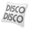 Disco Disco Party Square Pillowcase Polyester Linen Velvet Printed Zip Decor Throw Pillow Case Home Cushion Cover