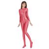 Diving Suit Skin Contact Competition Hot Springs Are Also Available Are Nylon Swimsuits with Legs [AMORESY] Shiny, Full-body Slimming. (rose, XXXL)
