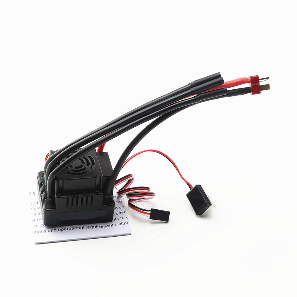 S3670 2150KV Brushless Motor Sensorless Waterproof Motor and 120A Brushless ESC T Plug Heat Sink Replacement for HSP