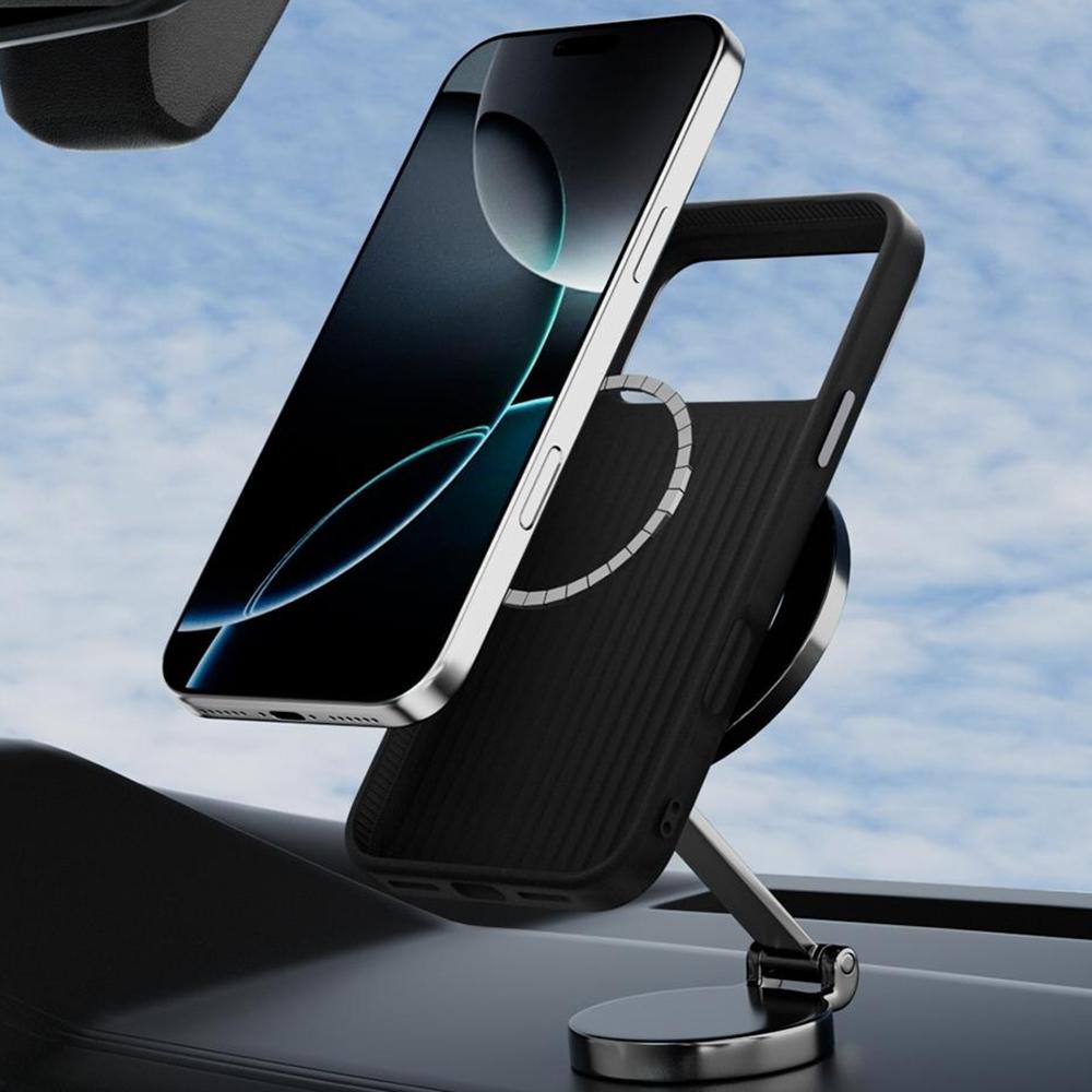 ABEEL For iPhone Air Case Compatible with MagSafe Carbon Fiber Texture Back Cover