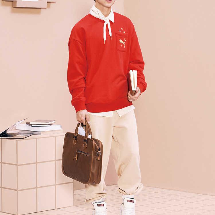 New PUMA Sweatshirts Men's Red 631417-11