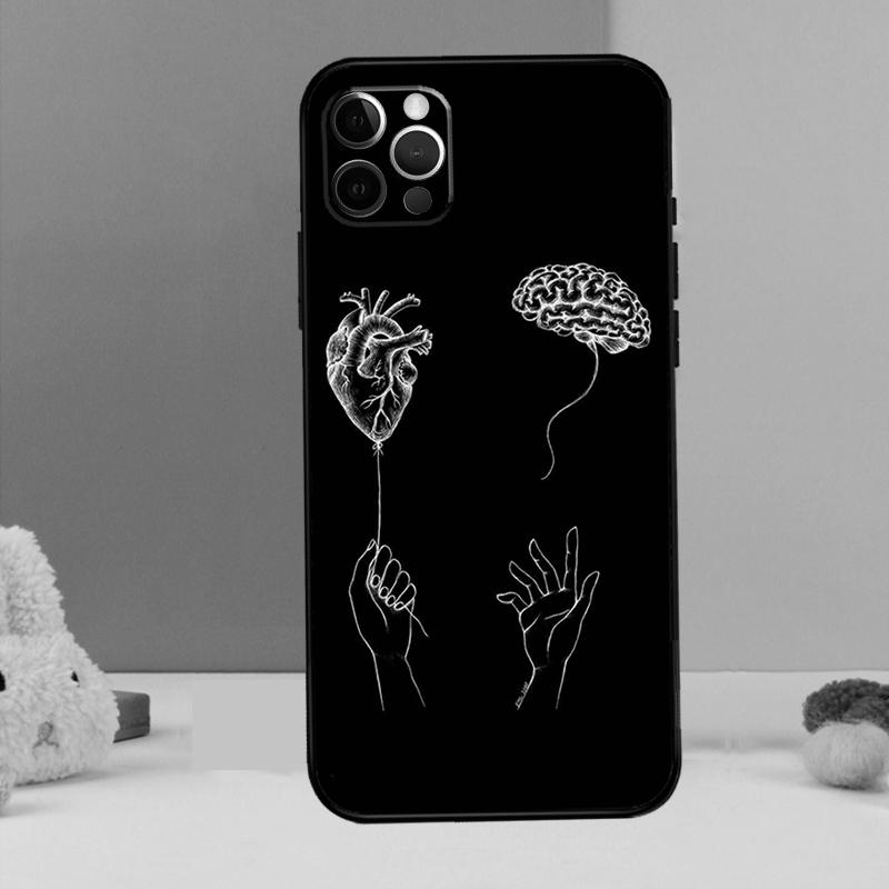 Медицинский Человеческие Органы Мозг Чехол для Телефона Для iPhone 17 Air 16 15 14 13 11 12 Pro Max 12 13 mini 15 16 Plus 16e Чехол Coque