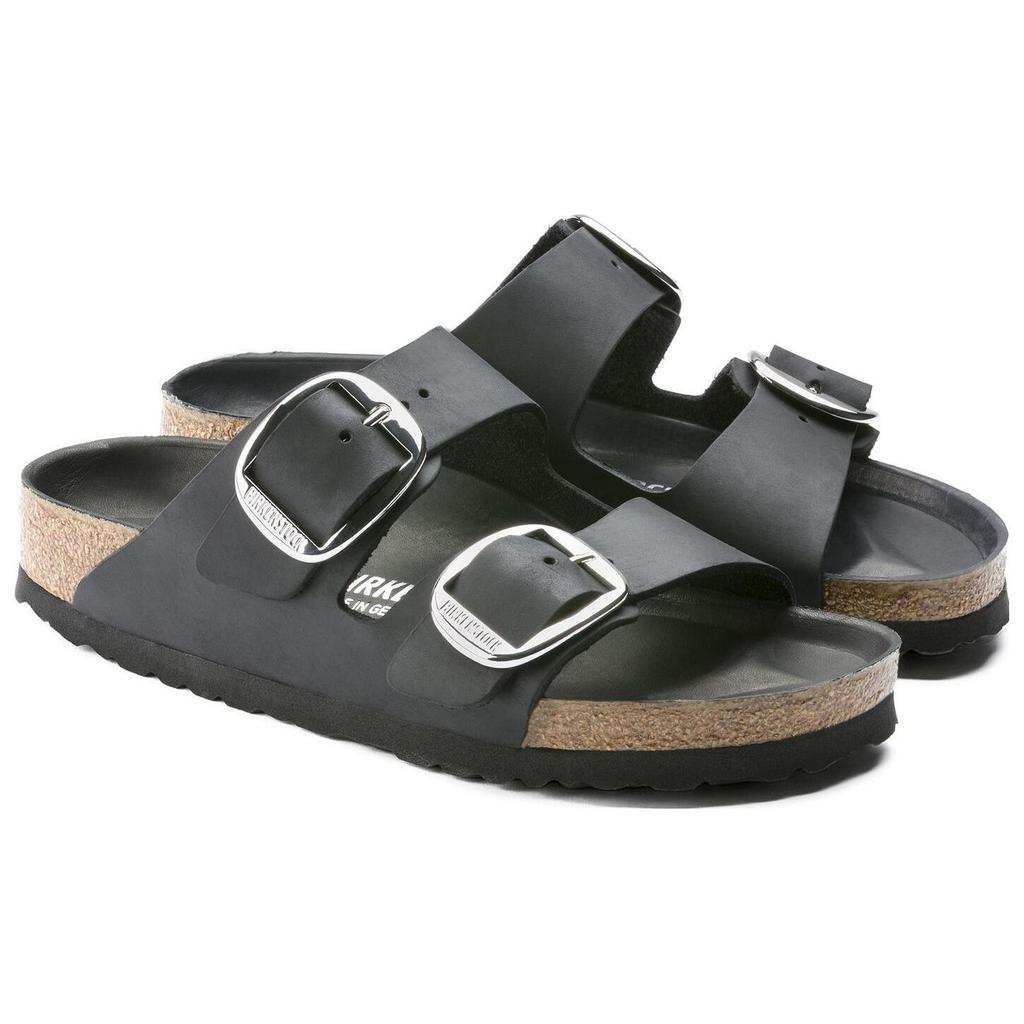 Birkenstock Сандалии Arizona с большой пряжкой Черные Унисекс Кроссовки 1011074