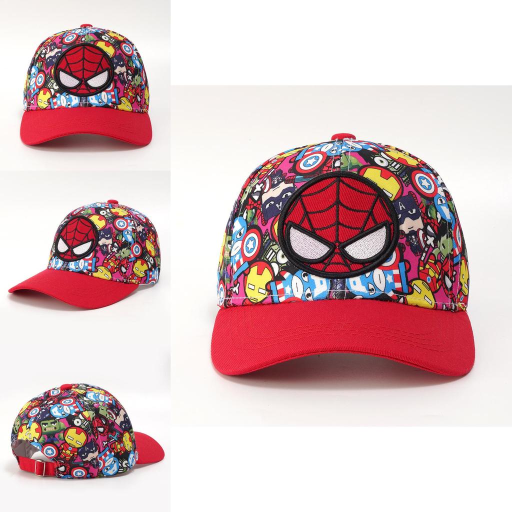Spider Man Childrens Embroidered Baseball Cap With Sun Protection And Breathable Cotton For Spring Autumn Seasons