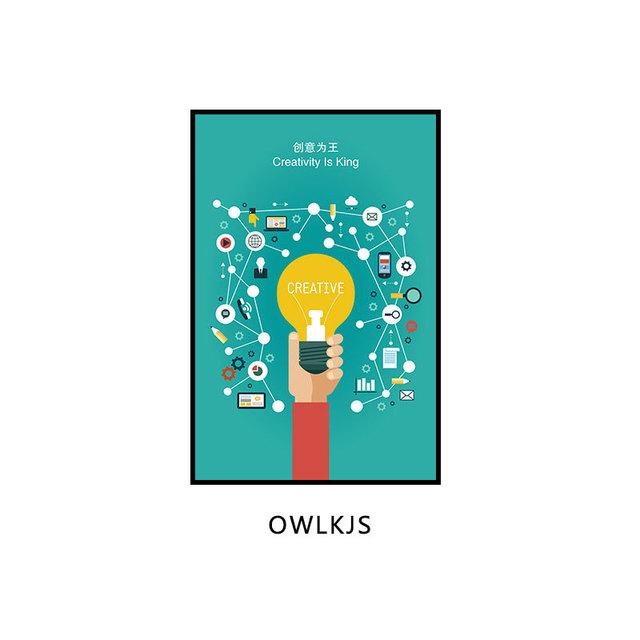 Современная офисная декоративная живопись Электронная коммерция Учебное заведение Интернет-компания Картины Технология Смысл Настенные фрески Холст