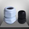 Waterproof Waterproof Joint Cable Gland White Black Cable Entry Nylon Connector  Wire