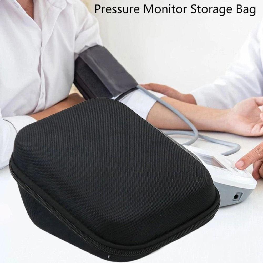 Portable Blood Pressure Monitor Storage Case Hard Shell Travel Carrying Pouch Home Organization