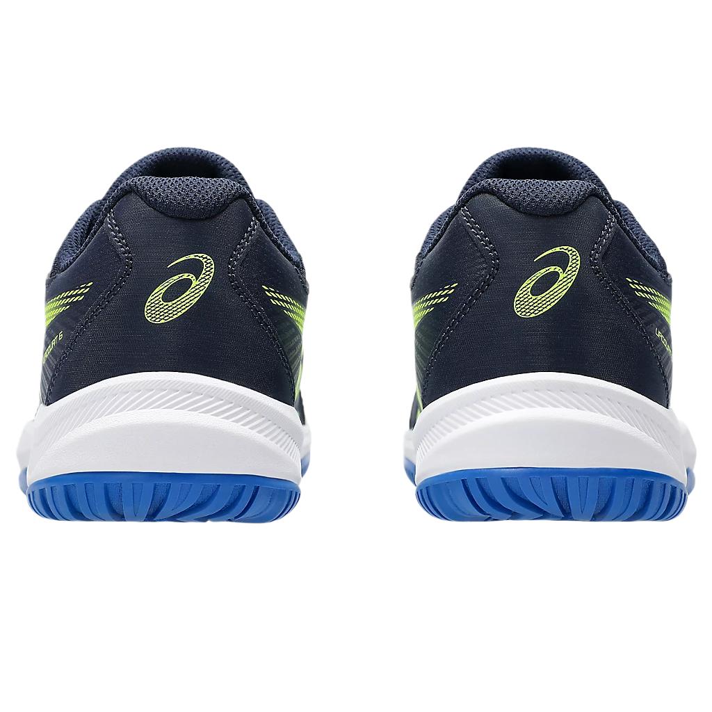 Asics Кроссовки детские Upcourt 6 GS Midnight Safety Yellow, синие, 1074A045-401