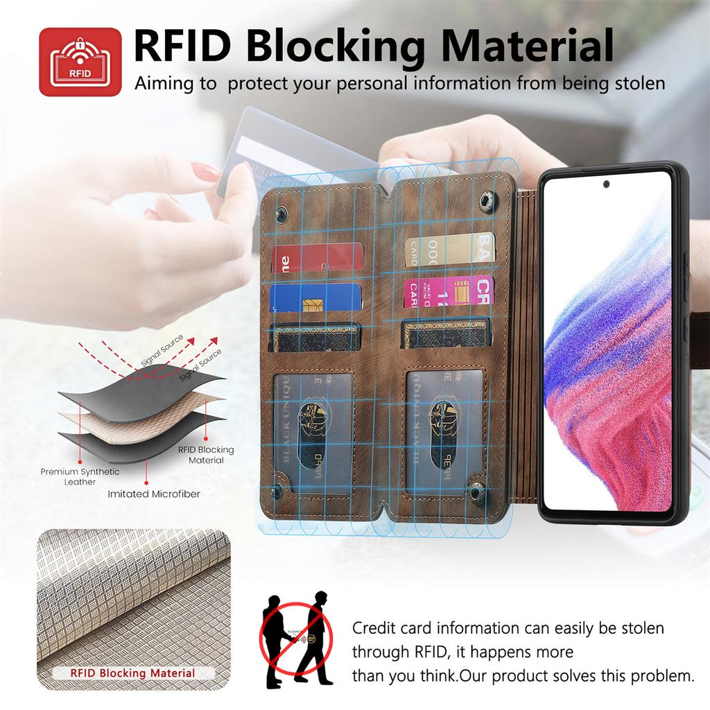 4-in-1 Wallet Case for Xiaomi/Redmi series.Xiaomi 13 Lite/Poco X5/Redmi Note 12/12C...(Protector, Card Holder, Crossbody Bag, Stand)