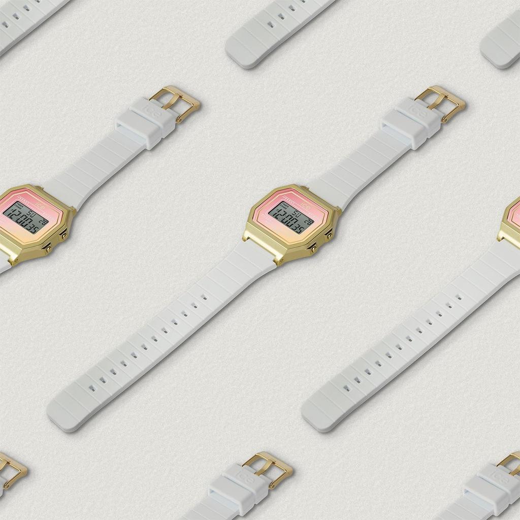 ICE WATCH Официально импортированные часы ICE digit sunset 32 мм силиконовый резиновый ремешок 022716 женские белые dreamscape