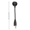 Plug and Play Gaming Headset Mic Gooseneck Hose Microphone for MMX100 MMX150 Live Streaming