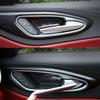 Для Alfa Romeo Giulia Stelvio аксессуары для салона автомобиля из углеродного волокна, внутренняя чаша, декоративная наклейка, декоративная нашивка