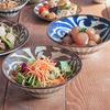 Tableware East Japanese Tableware Ryukyu Bowl, Large, 18cm, Karakusa, Blue, Sh-017-01