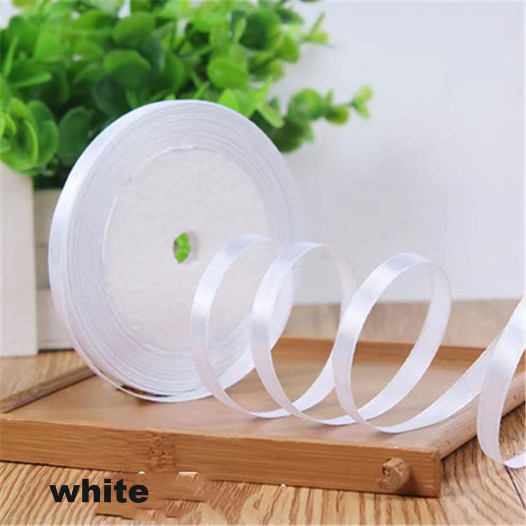 22 метра/рулон 6 мм шелковые атласные ленты для поделок бант ручной работы своими руками подарочная упаковка вечеринка свадьба декоративные