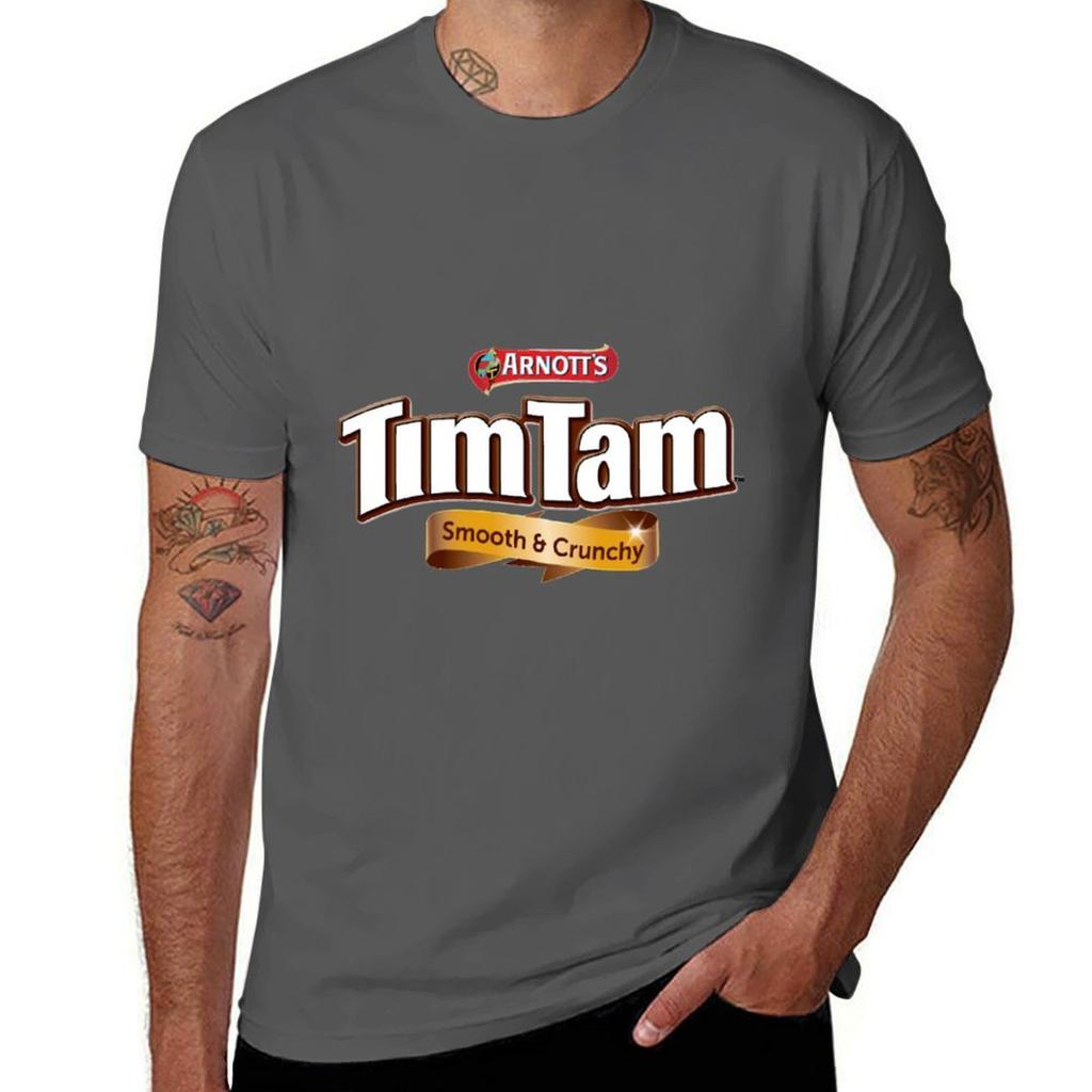 Tim Tam Classic Tshirt Basic Plain Short Sleeve Crew Neck Tee