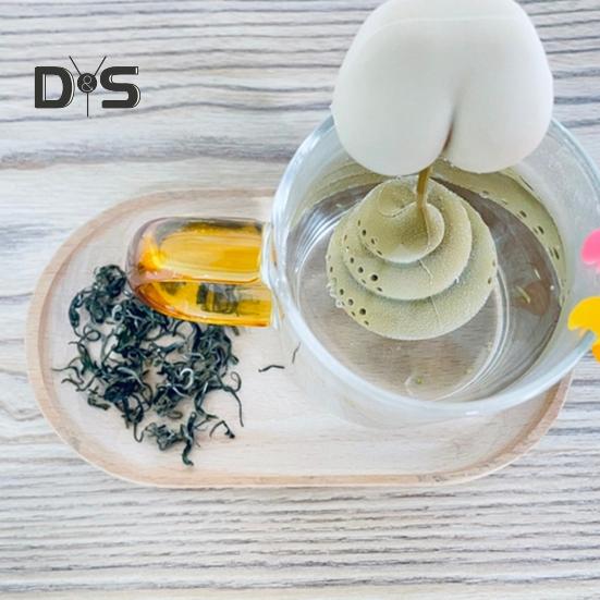 Ситечко для чая креативной формы, силиконовый заварочный чайник, пищевой мелкий сетчатый фильтр для чайных листьев для домашней кухни