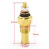 7 Color LED 52mm Water Temperature Gauge with Sensor 1/8NPT for Auto Car Marine Boat 12V/24V Water Temp Meter Indicator Custom