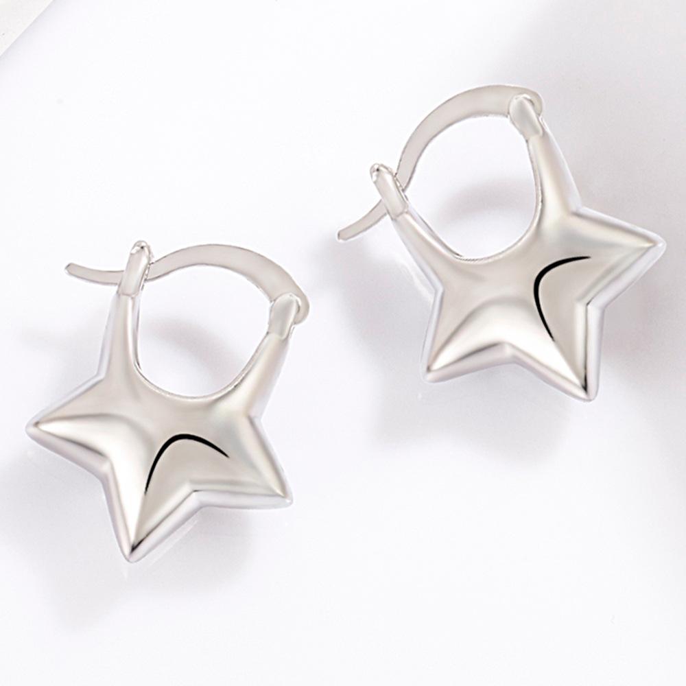 Серьги Premium Sense Retro Simple Pentagram, украшения Personality Temperament Fat Pentagram, женские