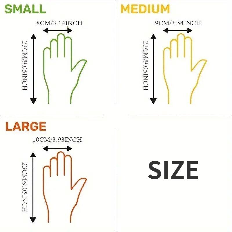 100PcsTPE Disposable Gloves Latex Free Transparent Waterproof Gloves DIY Hair Dyeing Household Kitchen Cleaning Tool