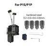 For Bambu Lab P1s Upgrade Hotend V2 with Fan P1P Thermistor Complete P1S 0.2 0.4 0.6 0.8 Hotend P1P Accessories 3D Printer Parts