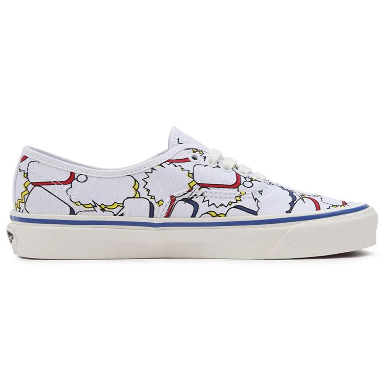 Vans Оригинальные фабричные оригинальные кеды Authentic 44 Dx с низким верхом, унисекс, бело-красные, VN0A5KX4AVT