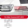 PPF Car Headlight Protective Film Headlamp Transparent Black TPU Sticker for Volkswagen VW Atlas Teramont 2017- Accessories