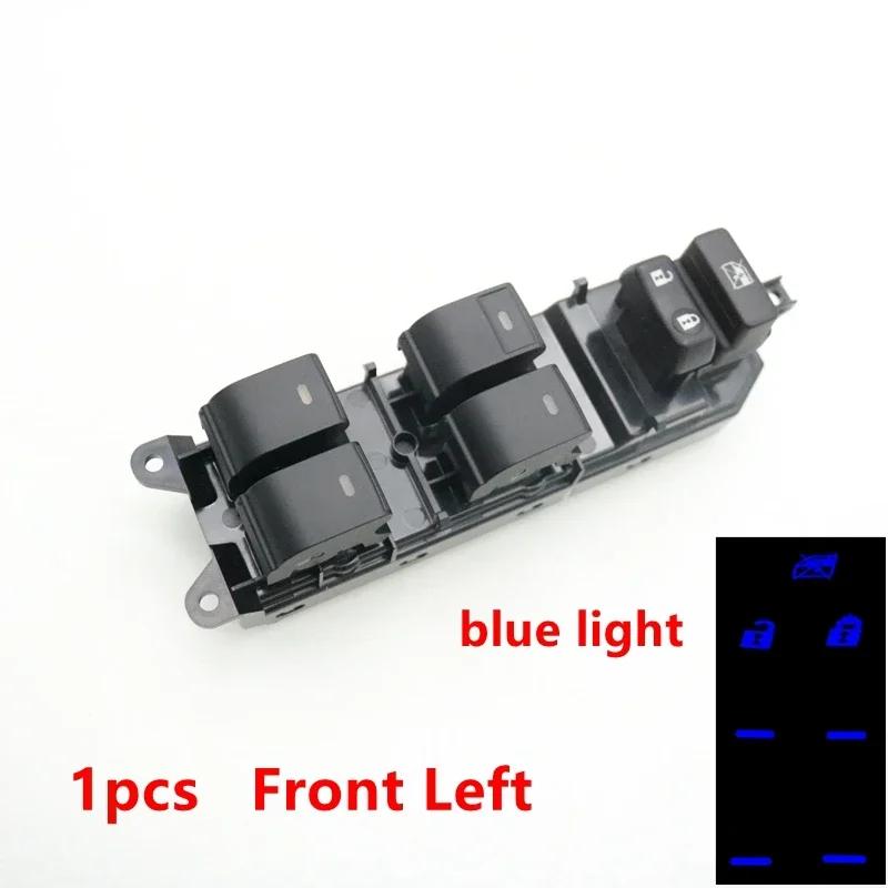 LHD Car LED Light Electric Power Window Control Switch Button For Toyota Reiz Mark X Crown Land Cruiser Prado 150 2010-2018