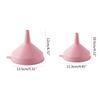 5 Pack Plastic Kitchen Funnel Liquid Funnel Oil Funnel for Filling Bottle with Oil Liquid Food Powder 2 Colors to Choose