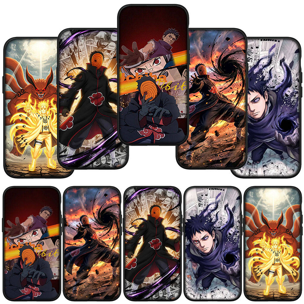 Чехол для iPhone 17 15 16 Plus Xiaomi Poco X7 X6 F8 F7 C85 C75 C71 Redmi Note 14 12 11 13 Pro Max A4 14C 13C 15C Narutos Funda Tobi Uchiha Obito Cover