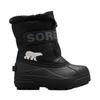 Детские сапоги Sorel Kids Snow Commander, размер 18.0 см, цвет угольный, черный,