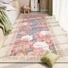 Flowers Home Crystal Velvet Carpet Children's Room Bed Blanket Girls Bedroom Decorative Porch Balcony Bay Window Mat