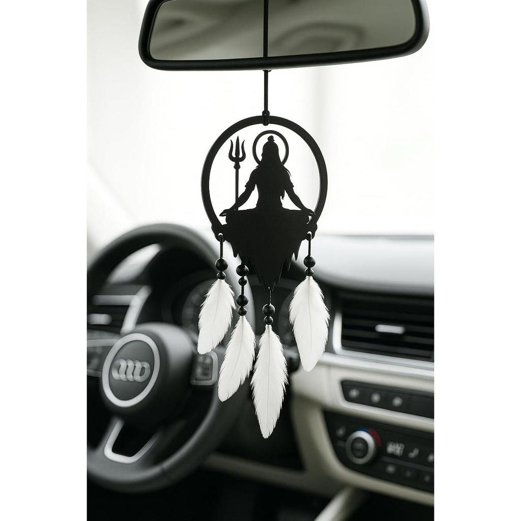 Акриловые Фантазийные Ловцы Снов для Подвесного Украшения в Автомобиль | Поднимите Декор Автомобиля, Дома, Офиса и Сада | Элегантность Божественного Бога | Декор Зеркала с Позитивной Энергетикой
