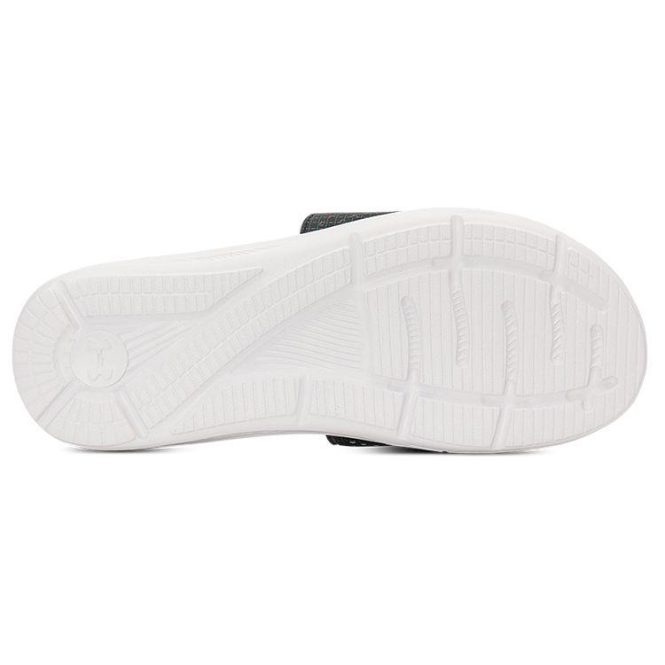 Under Armour Ignite 6 Graphic Strap Slide Black Cerise Men Sneakers 3024450-004