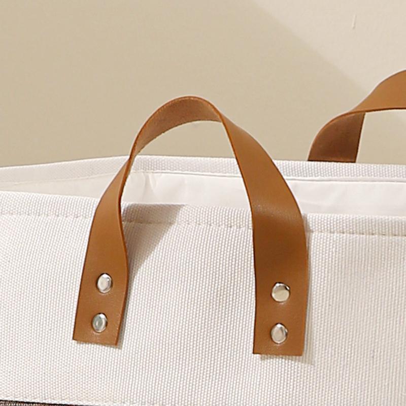 Large Capacity Laundry Basket Dirty Clothes Basket Fabric Laundry Basket Folding Storage Basket Household Storage Bag Portable