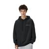 New Balance Sweatshirts Men's Black Hooded Non Detachable Moderate Unisex AMT33326-BK