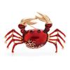 Wuli&baby Enamel Ocean Crab Brooch Pins Classic Animal Jewelry Brooch For Women Gift 4 Colors