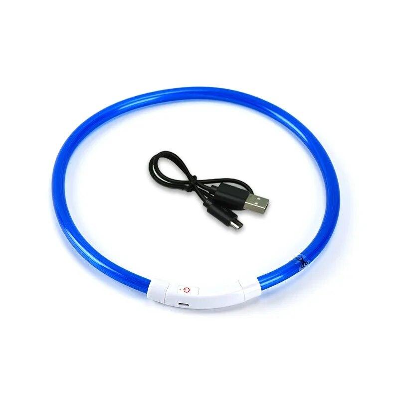 Светодиодный ошейник для собак, светящийся Usb ошейник для кошек, собак, 3 режима, светодиодный свет, светящийся светодиодный ошейник для предотвращения потерь, аксессуары для собак