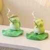 Ornament Frog Mobile Phone Holder Desk Decor Frog Model Toy Ornament  Office Decor