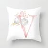 26 Letters Cushion Cover Letter Home Decorative Pillowcase Polyester Throw Pillow Case Cushion Cover For Sofa Almohada Hot Zt25