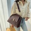 Women's Handbag Niche Design Solid Color Shoulder Bag Versatile Senior Sense of Large Capacity Crossbody Bag