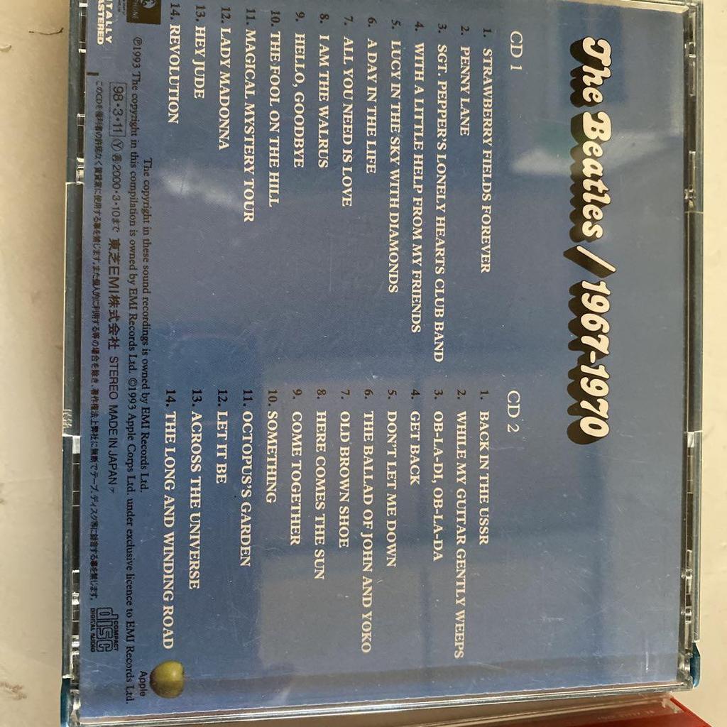 [USED] The Beatles 1962-1966 & 1967-1970 set 24