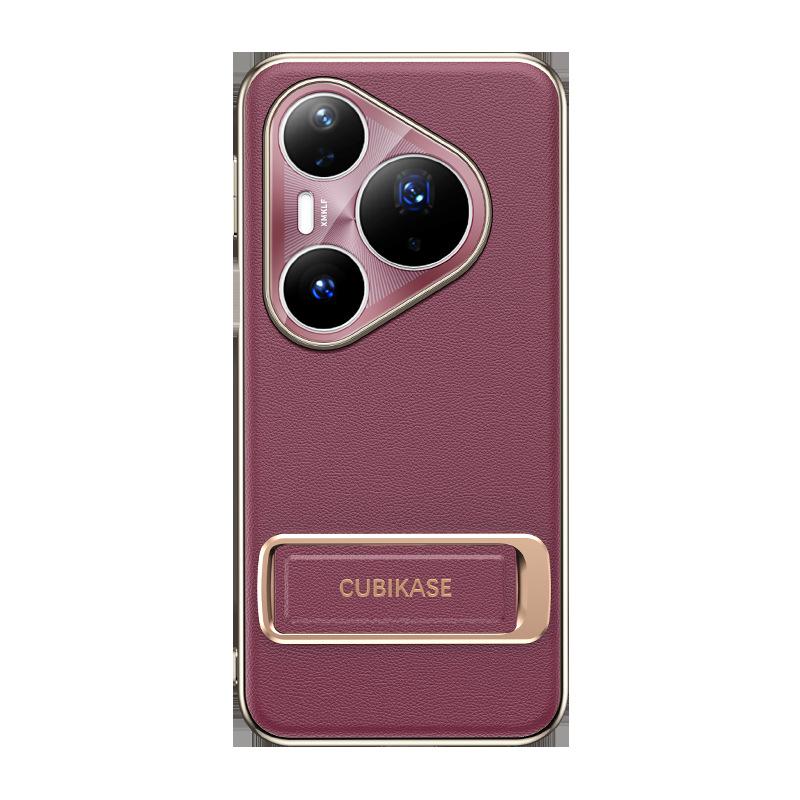 Новая модель подходит для браслета Huawei Pura11Ultra, вращающийся кронштейн, чехол для мобильного телефона p11Pro + гальванический рисунок из кожи Наппа.