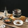 Японская черная керамическая миска Блюдо для суши и сашими Новая китайская посуда Для коммерческого использования