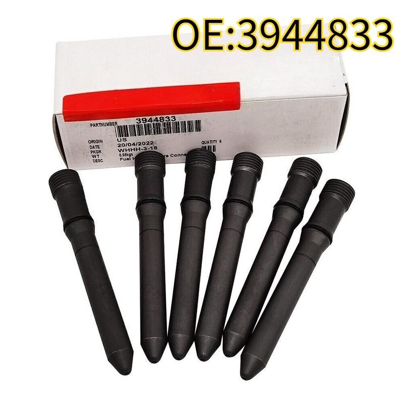 High quality New For 6PCS 3944833 Injector Connector Tubes for 1998-02 Dodge Cumm 5.9L 24V
