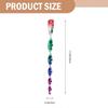Drive Away with 4Pcs Outdoor Garden Bird Rods Wind Spiral